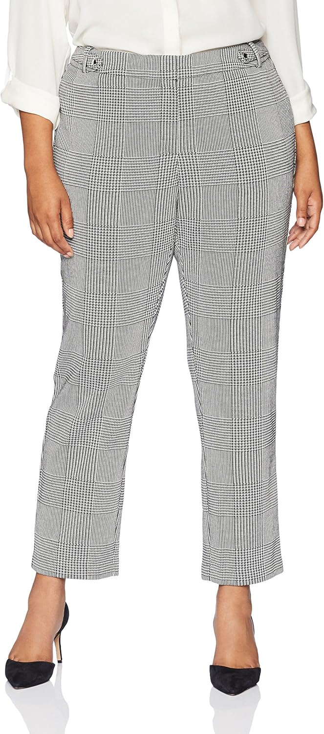 

Женские брюки Calvin Klein Glen Plaid больших размеров, Glen Plaid