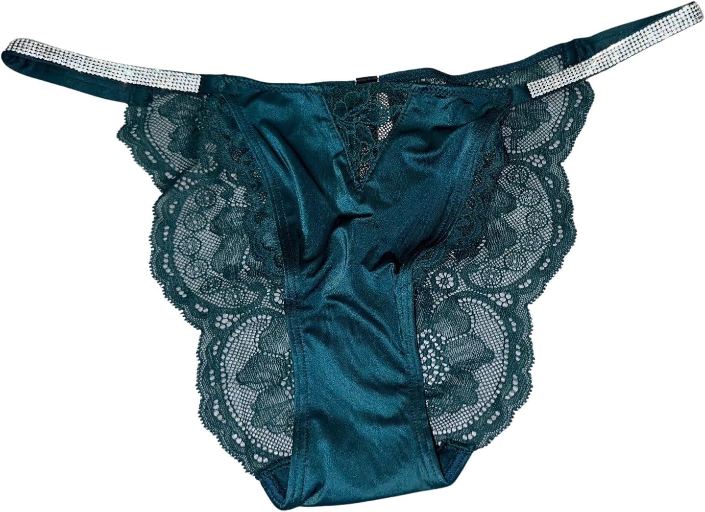 

Трусики-чикини/Cheeky с микрокружевом Victoria's Secret Shine Strap, цвет фуксия, новые, Green