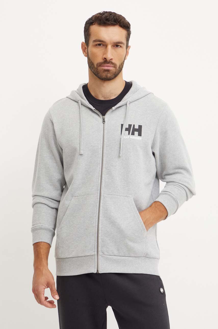

Толстовка с логотипом HH из хлопка Helly Hansen, серый