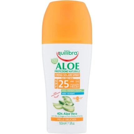 

Солнцезащитный крем-спрей с алоэ SPF25, средняя защита 150 мл Equilibra