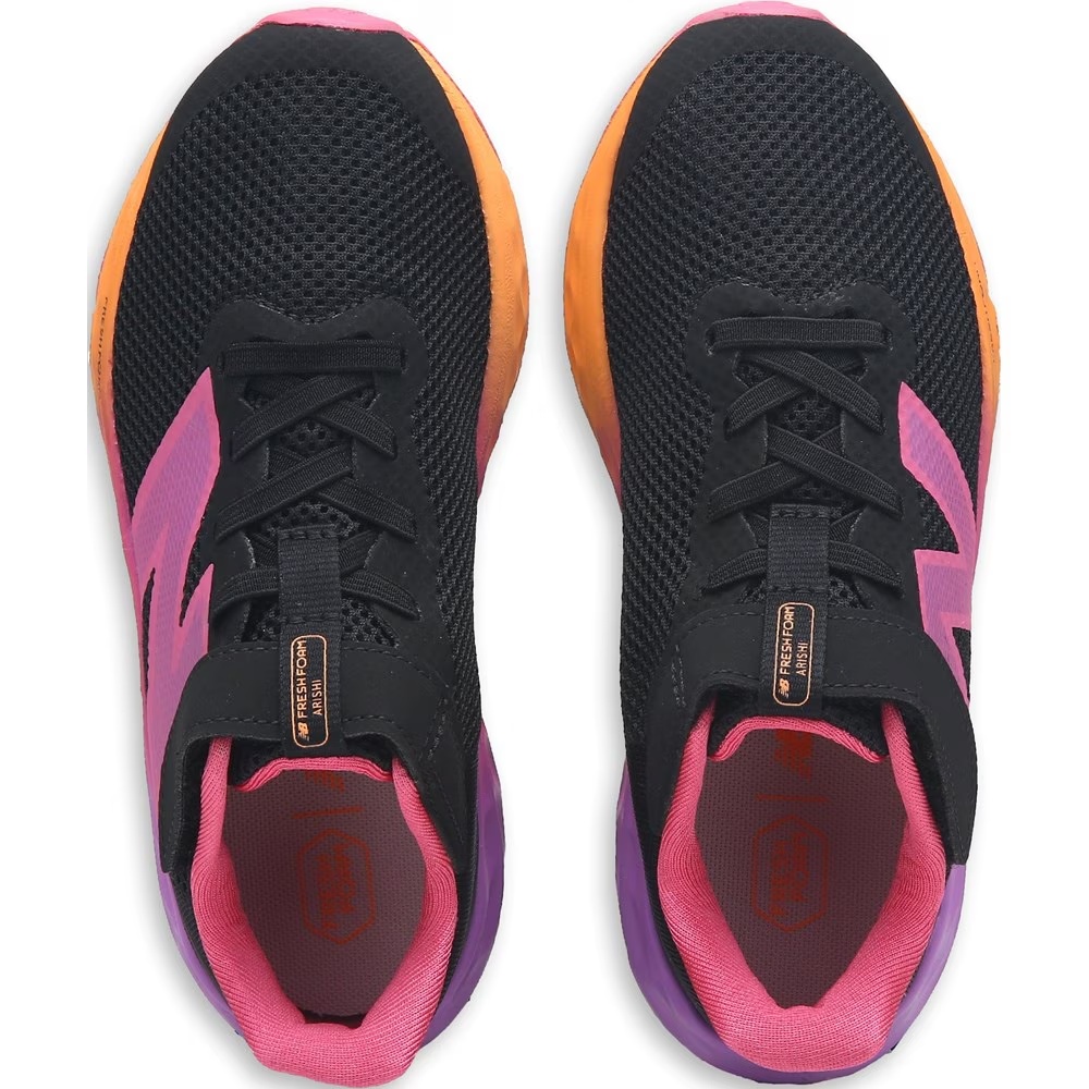 Кроссовки New Balance Fresh Foam Arishi, черный/розовый/фиолетовый — фото 4