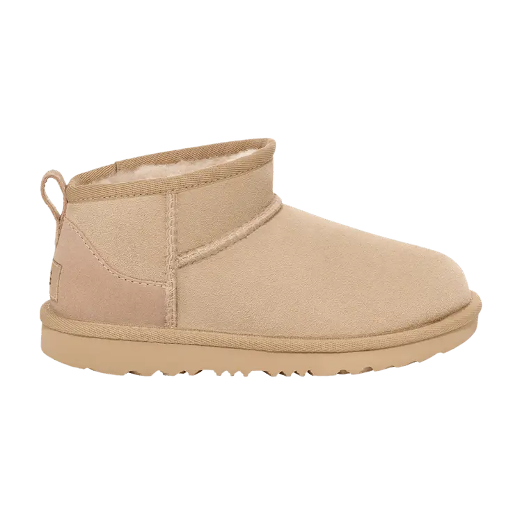 

Ботинки UGG Classic Ultra Mini Boot Kids Sawdust, кремовый