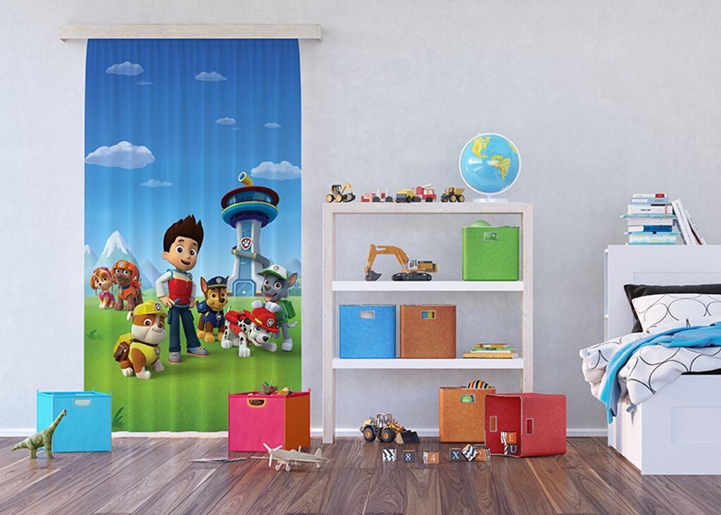 

Шторы AG design Paw Patrol 140 x 245 см, темно-синий