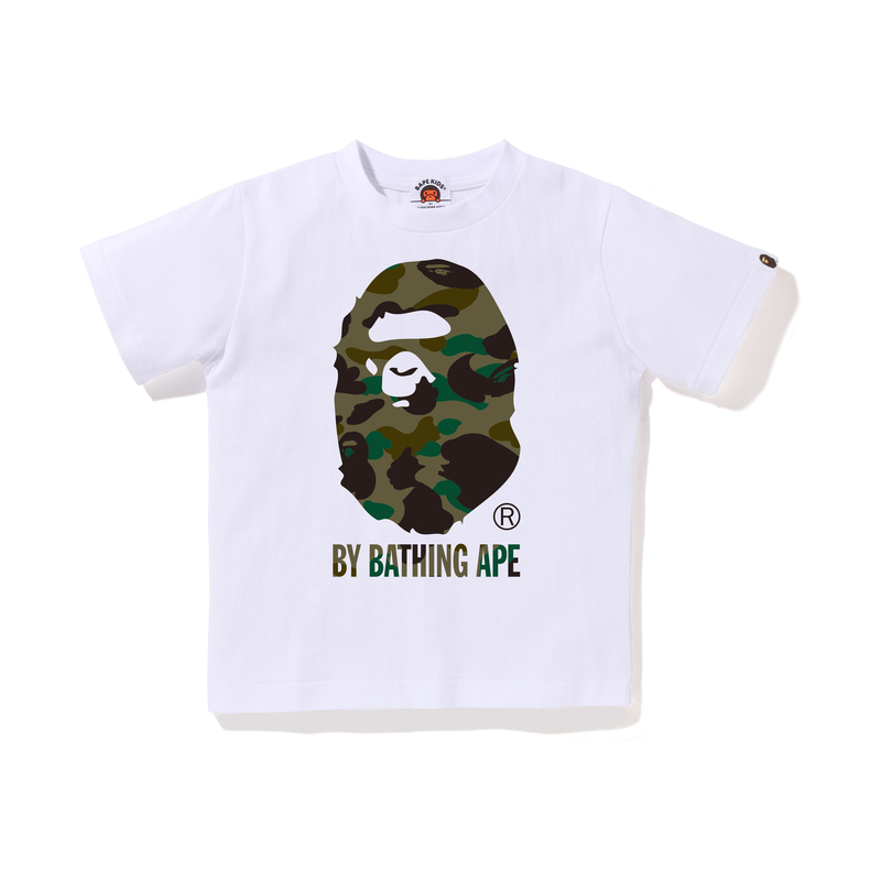 Детская футболка для детей от 3 до 7 лет A Bathing Ape, черный bk q — фото 2