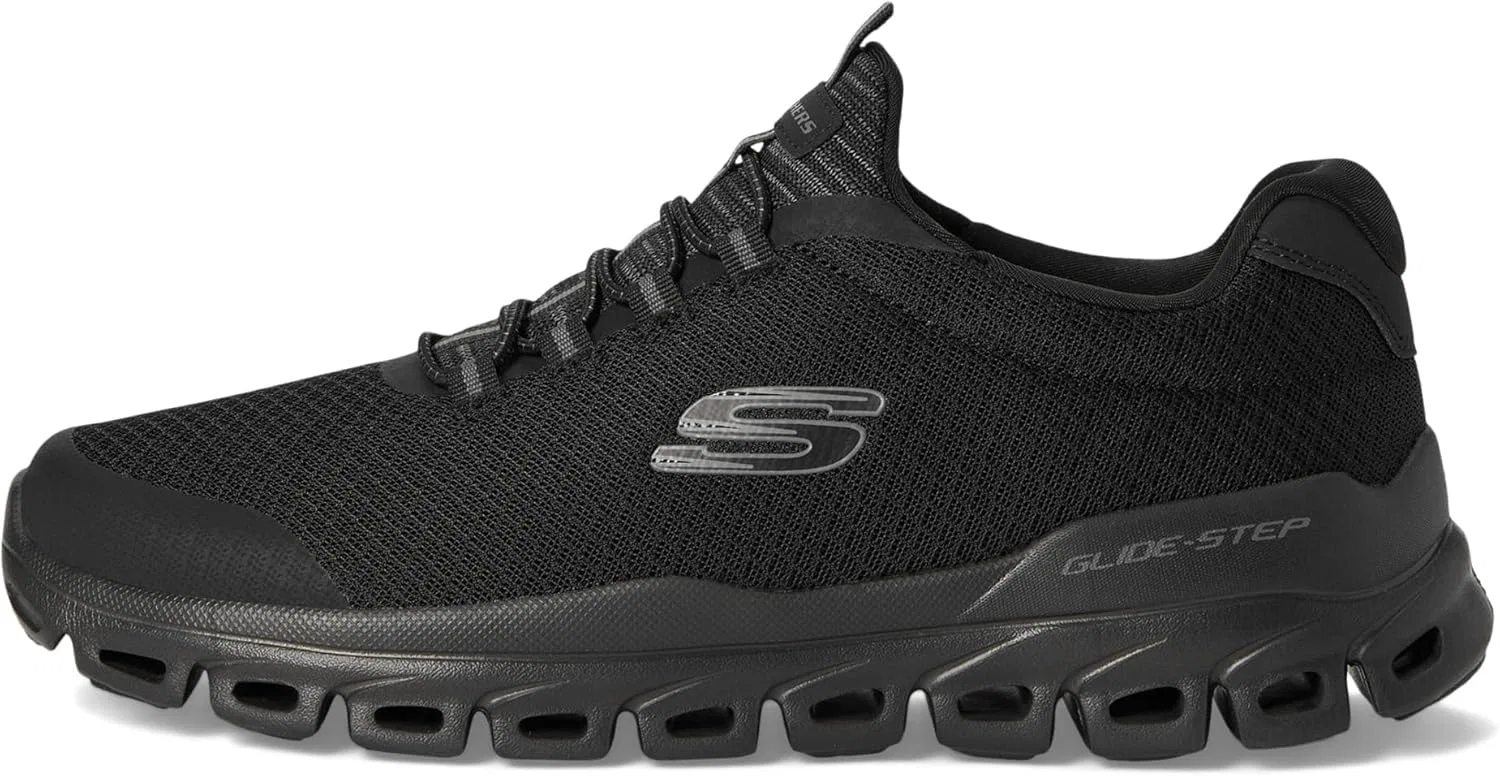 Мужские спортивные кроссовки Skechers Glide-Step Sylo, Black — фото 4