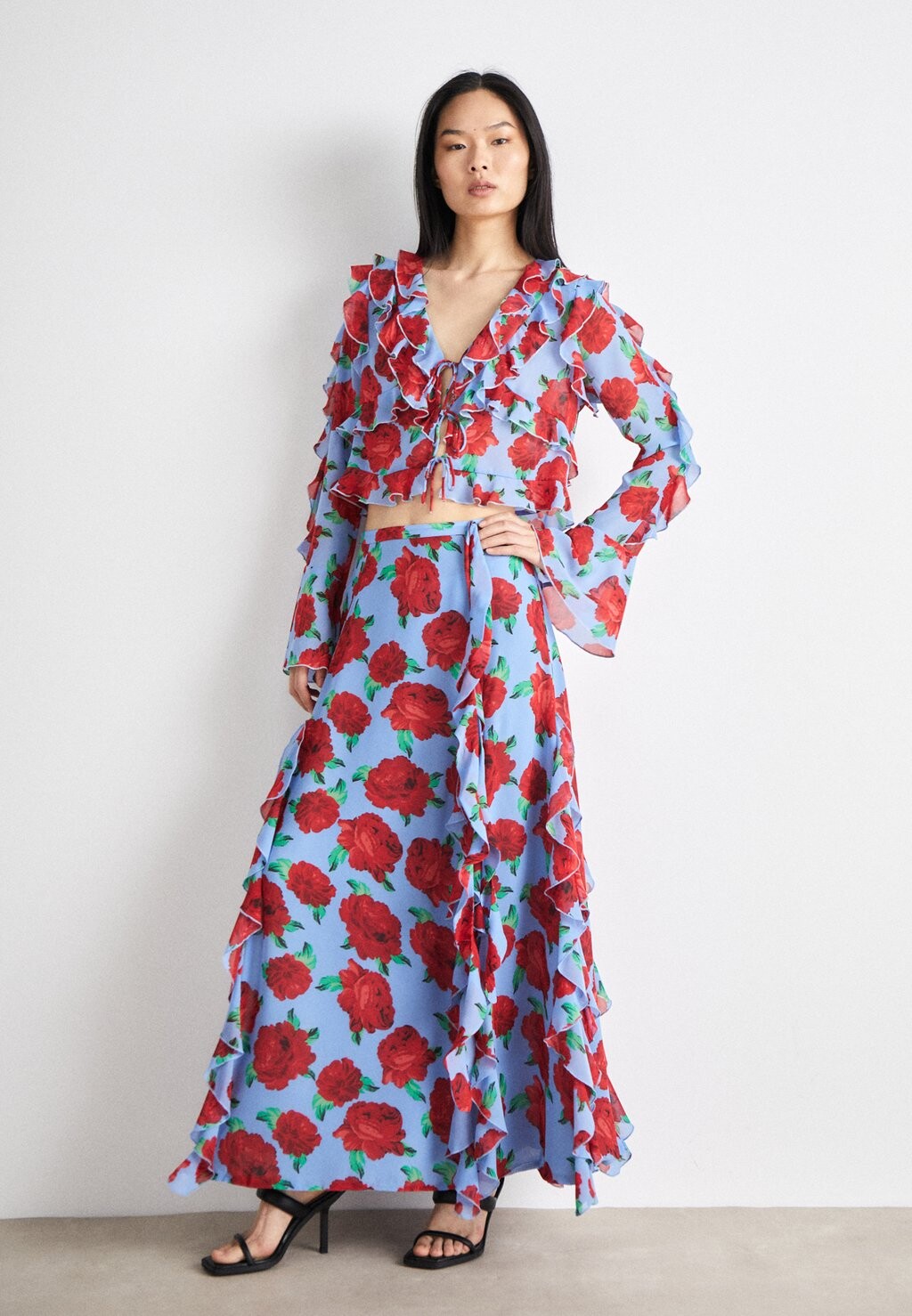 

Юбка макси GEORGIA SKIRT Cras, синий