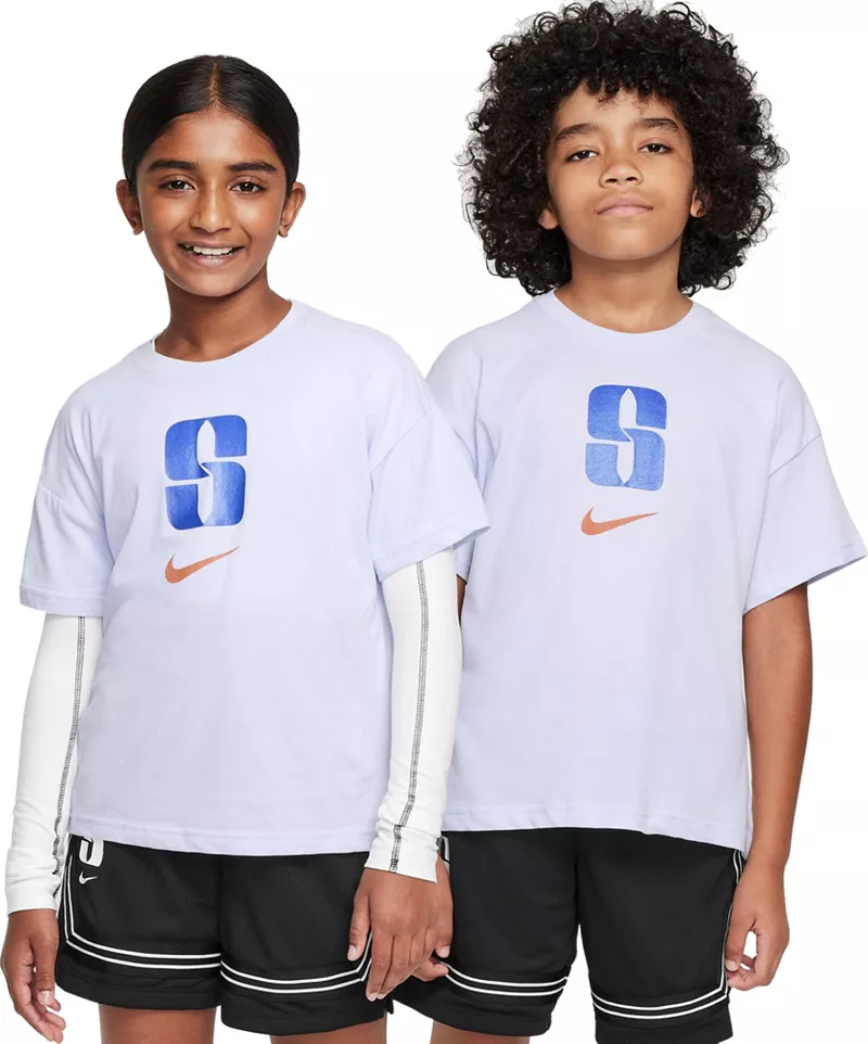 

Детская футболка Nike Sabrina Dri-FIT, цвет Football Grey