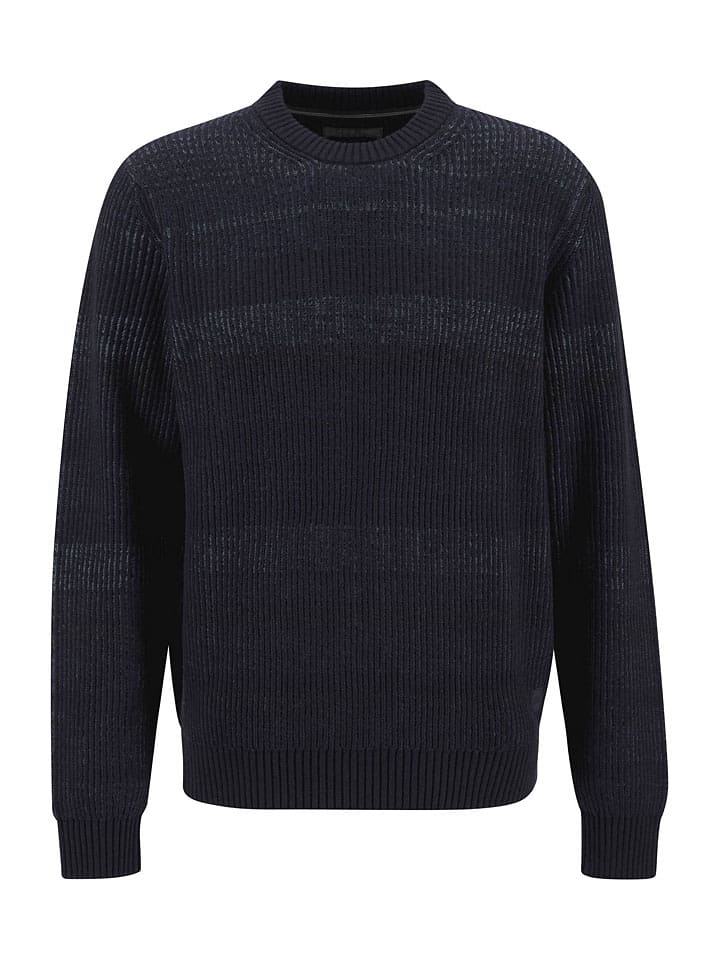 

Пуловер FYNCH-HATTON Wollpullover, темно-синий