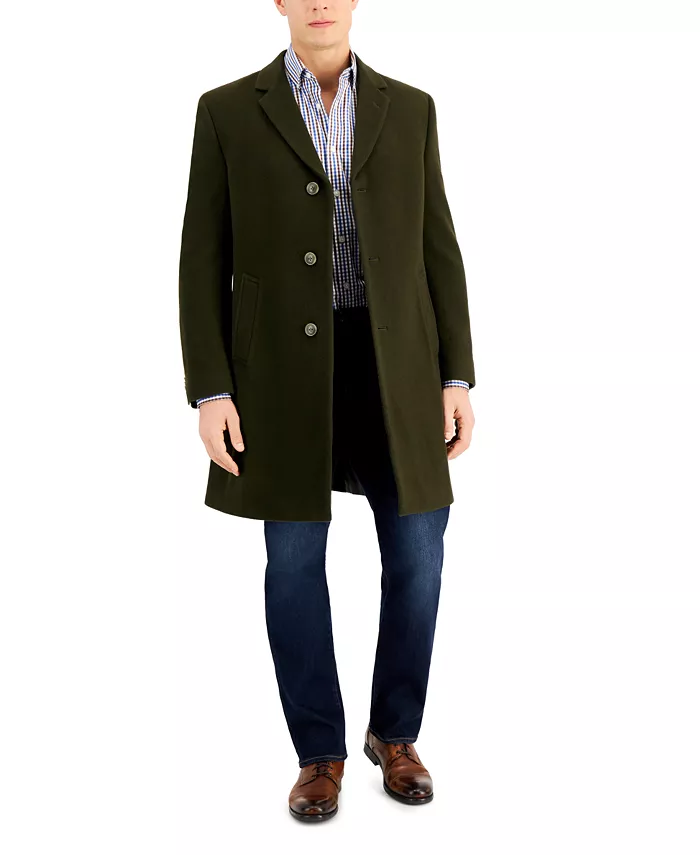

Мужское пальто Barge Classic Fit из шерсти с кашемиром Nautica, зеленый