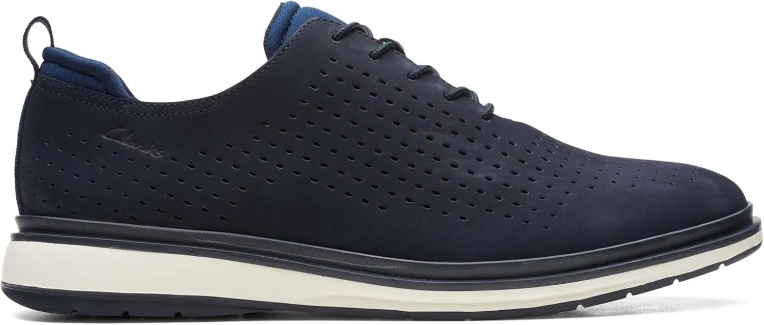 Туфли Clarks Chantry Hall Nubuck Shoes Navy Standard Fit Size 11