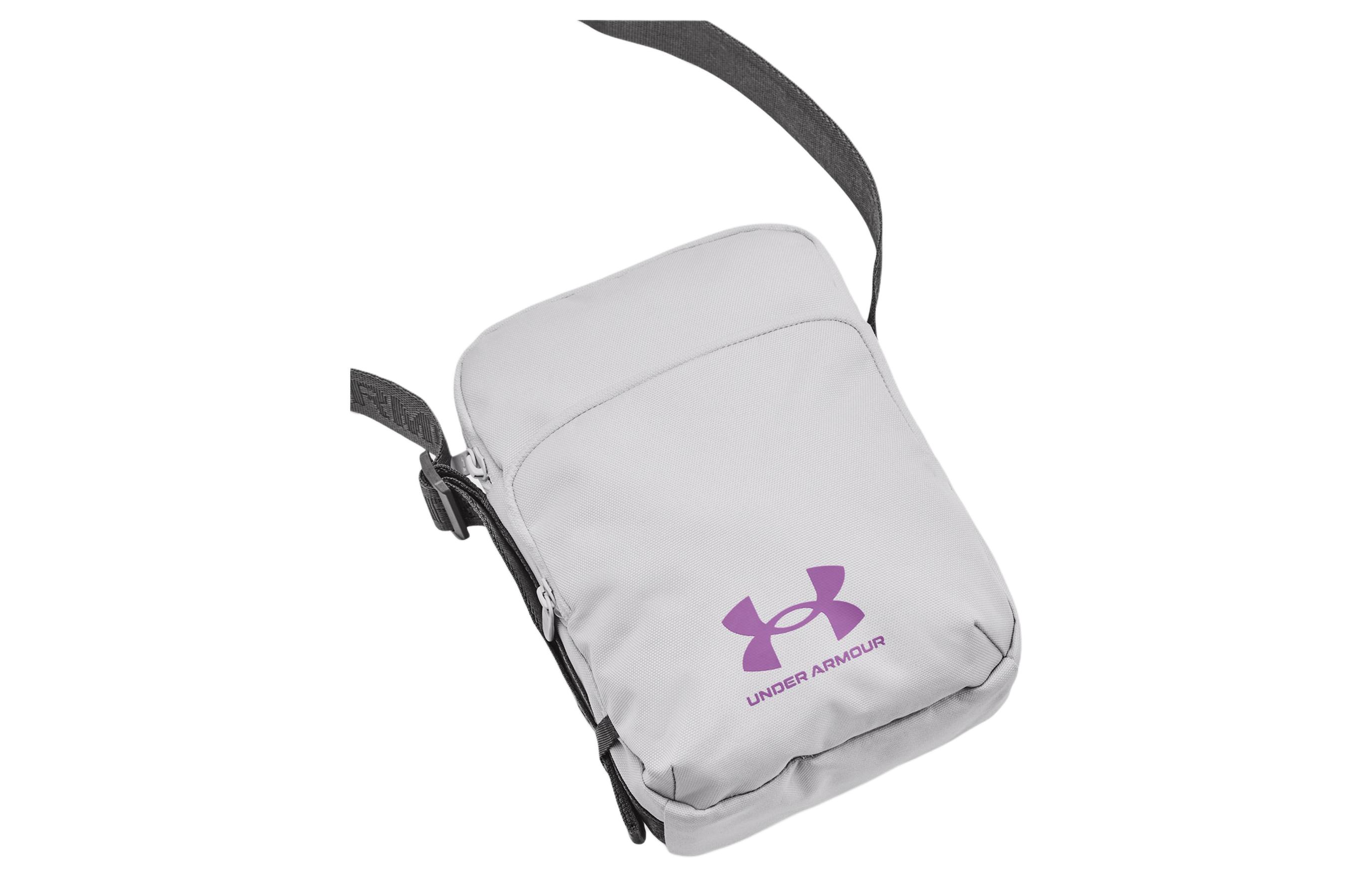 

Under Armour Полиэстеровый наплечный рюкзак унисекс серо-фиолетовый, Gray & Purple