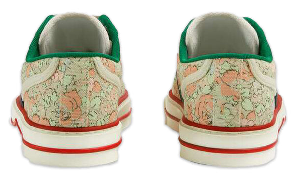 Кроссовки liberty of london x tennis 1977 'floral - mint green' Gucci, зеленый — фото 3