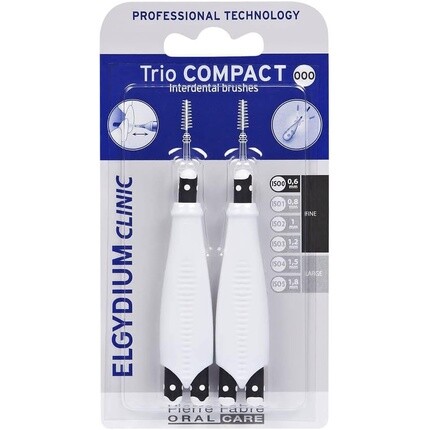 

Clinic Trio Compact Черные межзубные щетки Iso 000, Elgydium