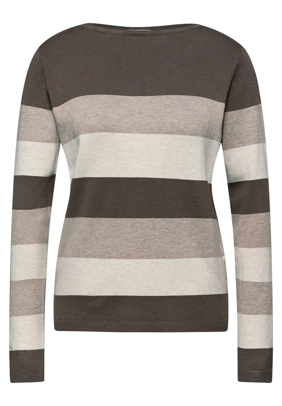 

Свитер STREET ONE, Dark Brown/Mottled Brown