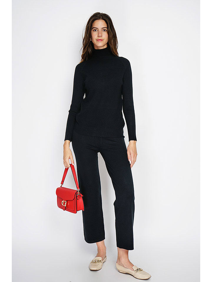 

Пуловер William de Faye 2tlg. Outfit, черный