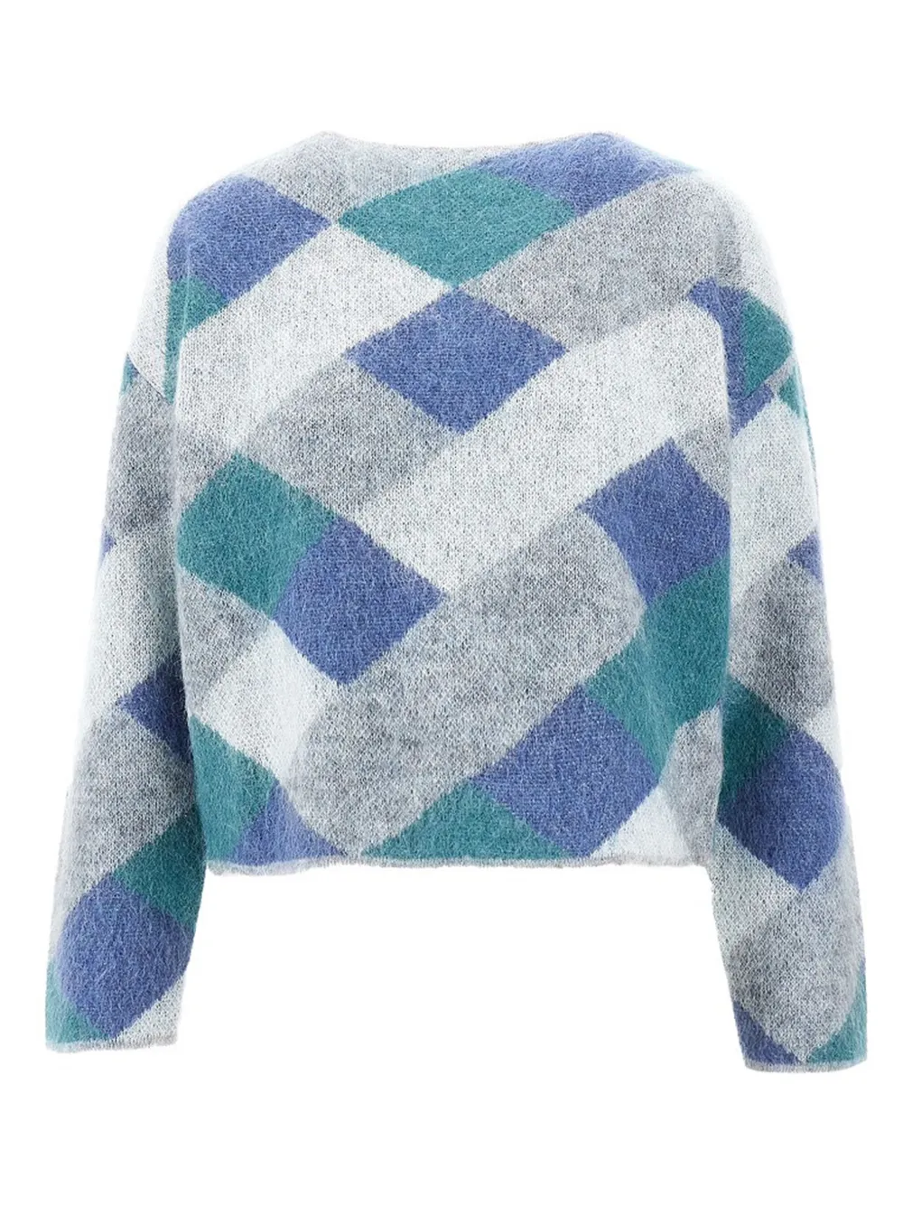 

Свитер с узором аргайл Emporio Armani, серый