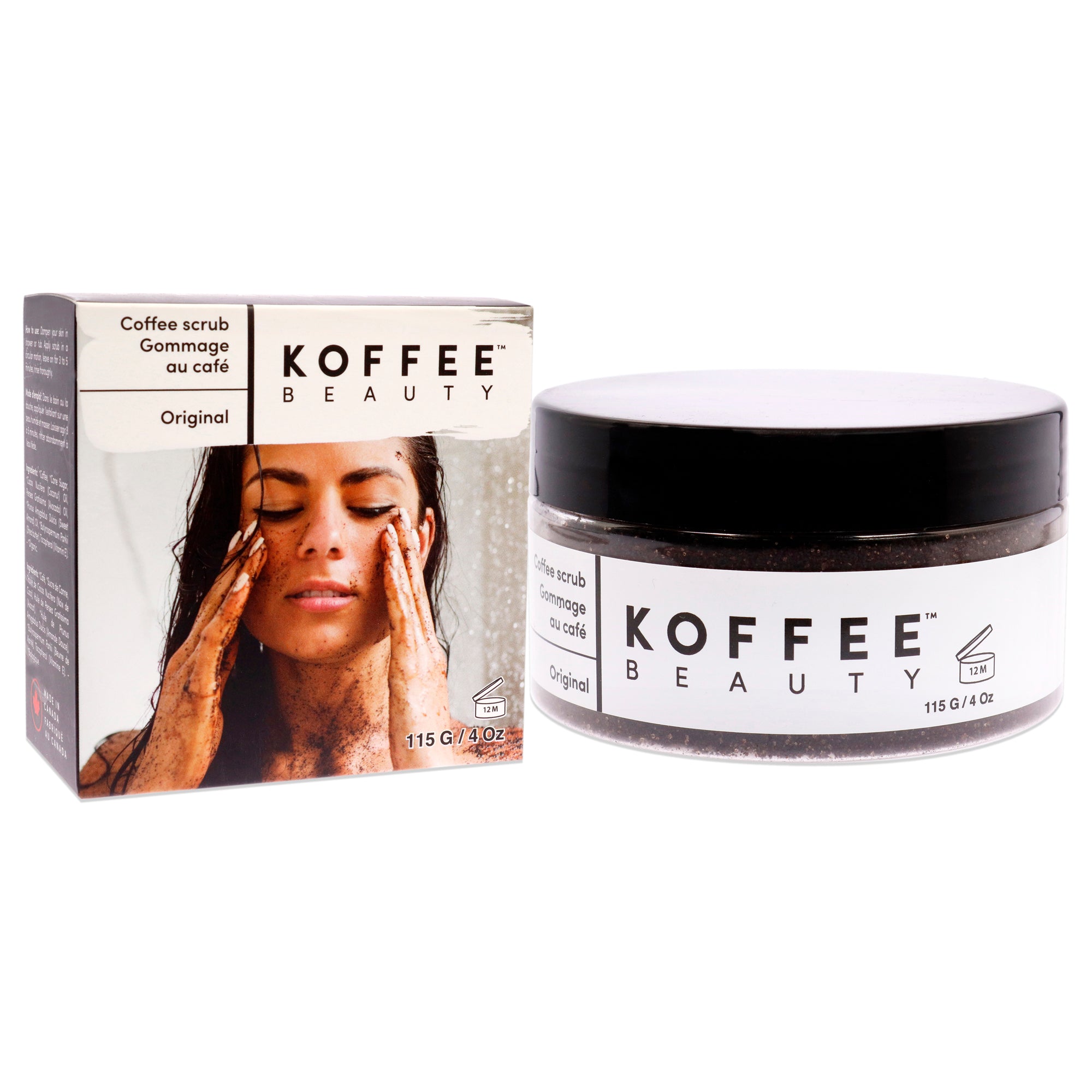 Кофейный скраб «Кедр» от Koffee Beauty для мужчин и женщин - скраб объемом 4 унции Koffee Beauty, Cedarwood — фото 3