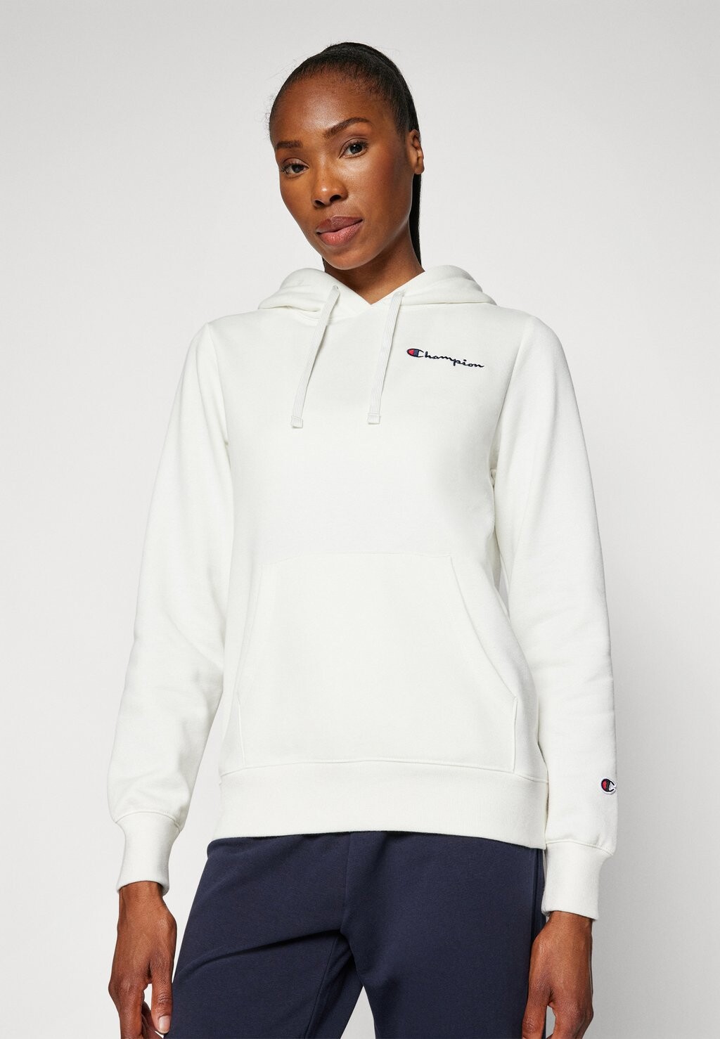 

Толстовка с капюшоном ICONS HOODIE CONTRAST LOGO SMALL Champion, белый