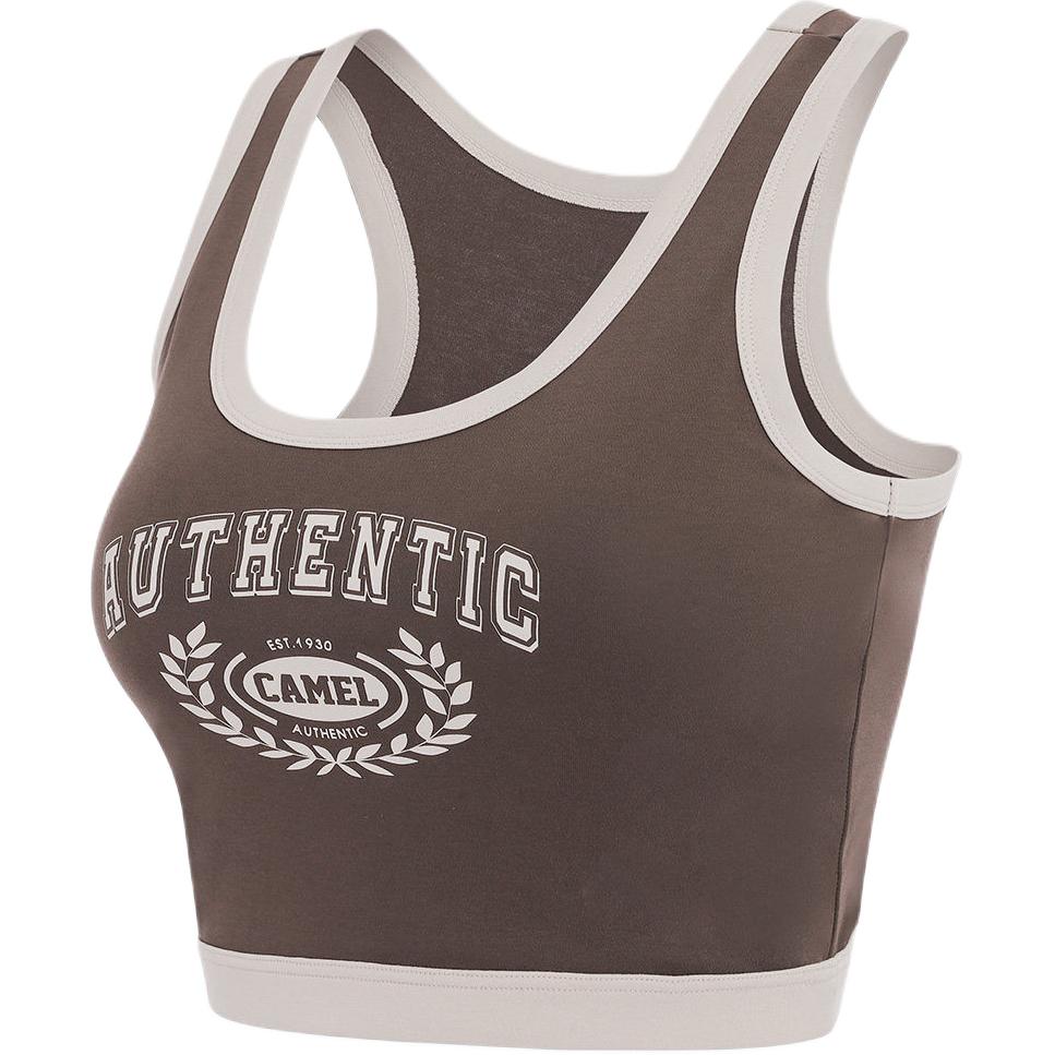 

Спортивный топ для женщин из коллекции Rising Stars CAMEL, french коричневый/светло-хаки