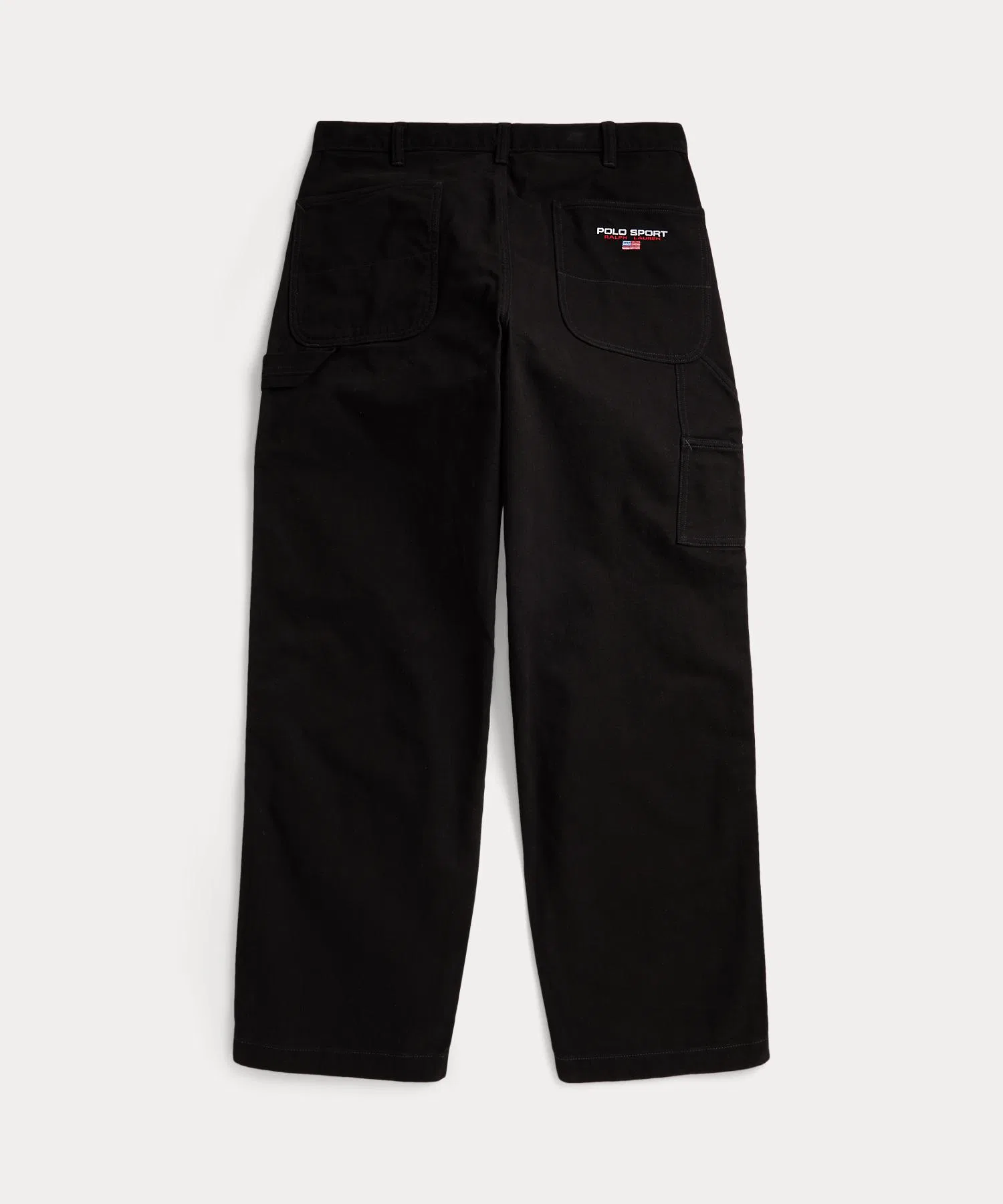Мужские хлопковые брюки Polo Sport карго POLO RALPH LAUREN чёрные — фото 2