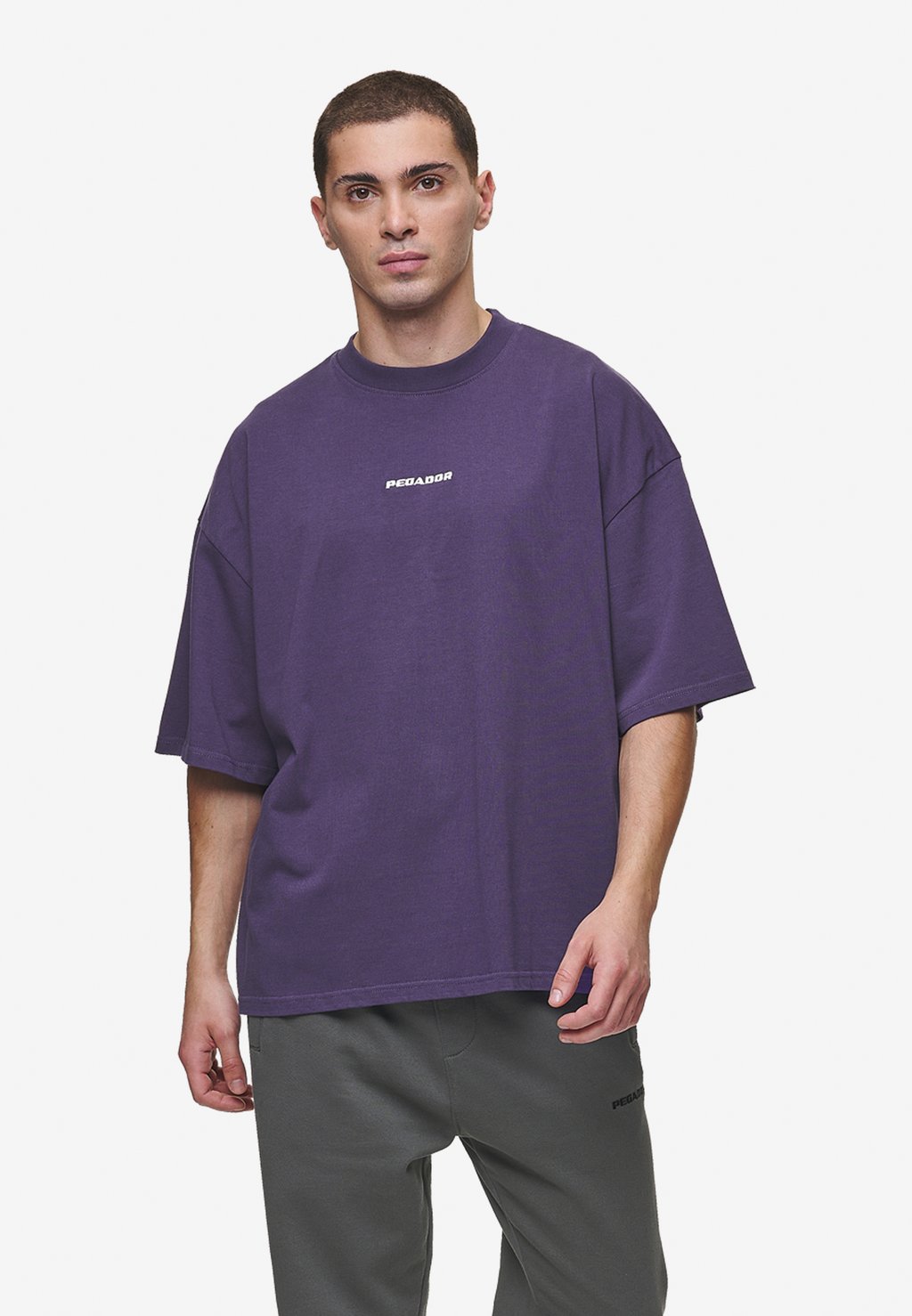 

Футболка с принтом LOGO BOXY TEE Pegador, сиреневый