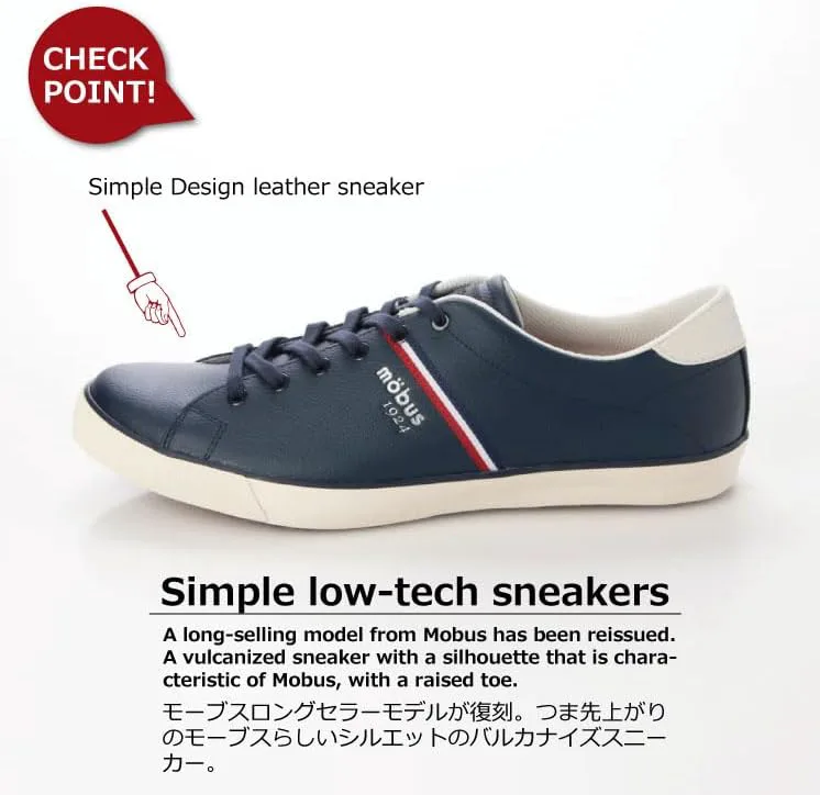 

MOBUS (モーブス) Унисекс кожаные кроссовки MELNIK, темно-синий