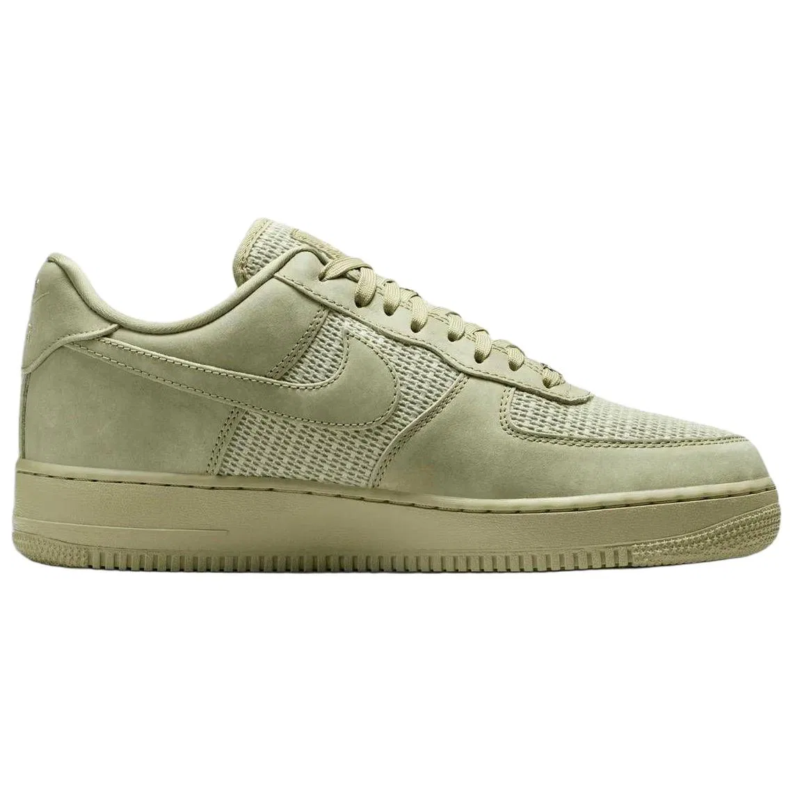 Кроссовки скейтбординг Nike Air Force 1 зеленые — фото 3
