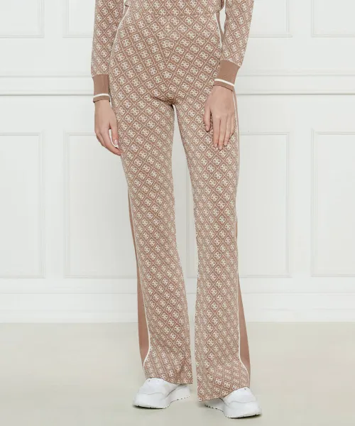 

Трикотажные брюки Flare fit Guess Jeans, бежевый