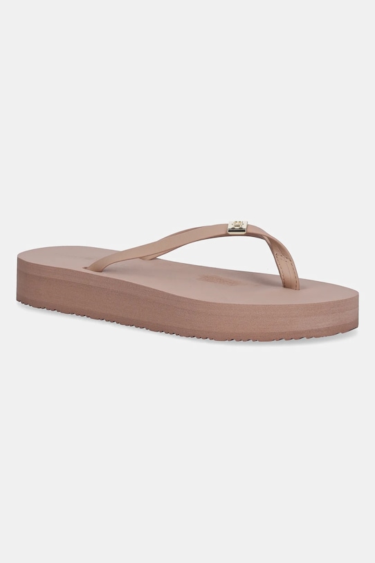 Шлепки Elevated Chic Beach Sandal Tommy Hilfiger, бежевый