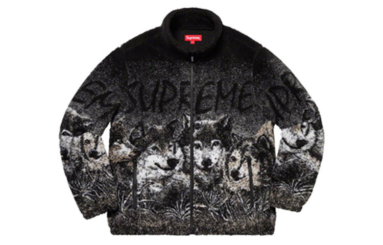 

Куртка унисекс Supreme бархатная, серый