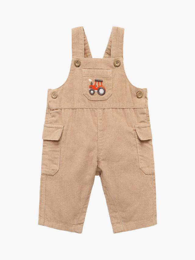 

Детские комбинезоны-тракторы из вельвета Purebaby, Mushroom