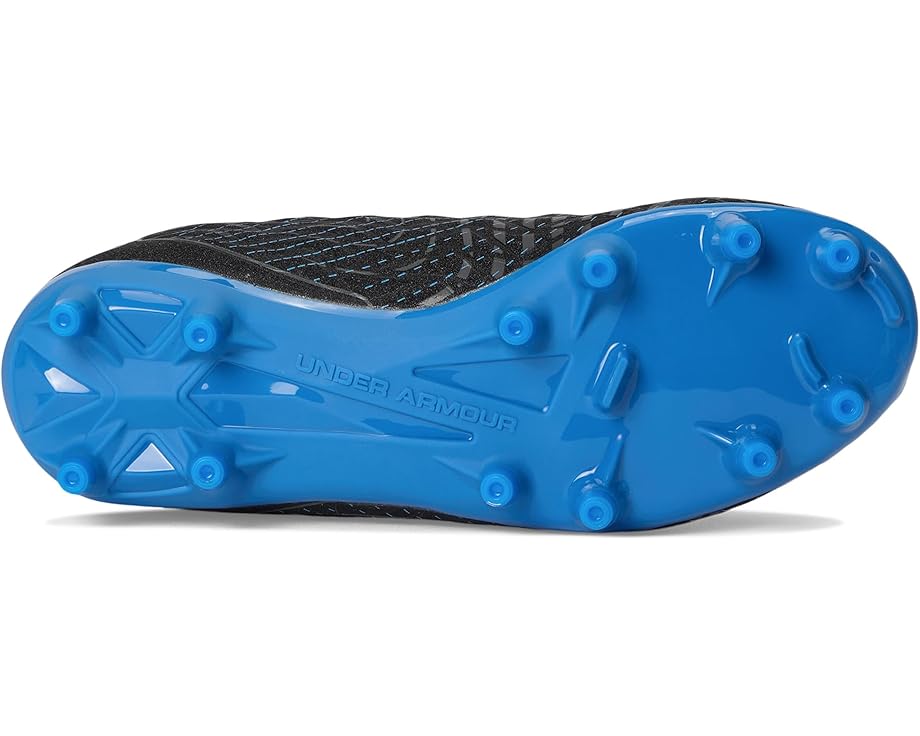 Кроссовки Under Armour Kids Magnetico Select 5 Jr Soccer Cleats, цвет Black/Castlerock/Blue Atlantis — фото 3
