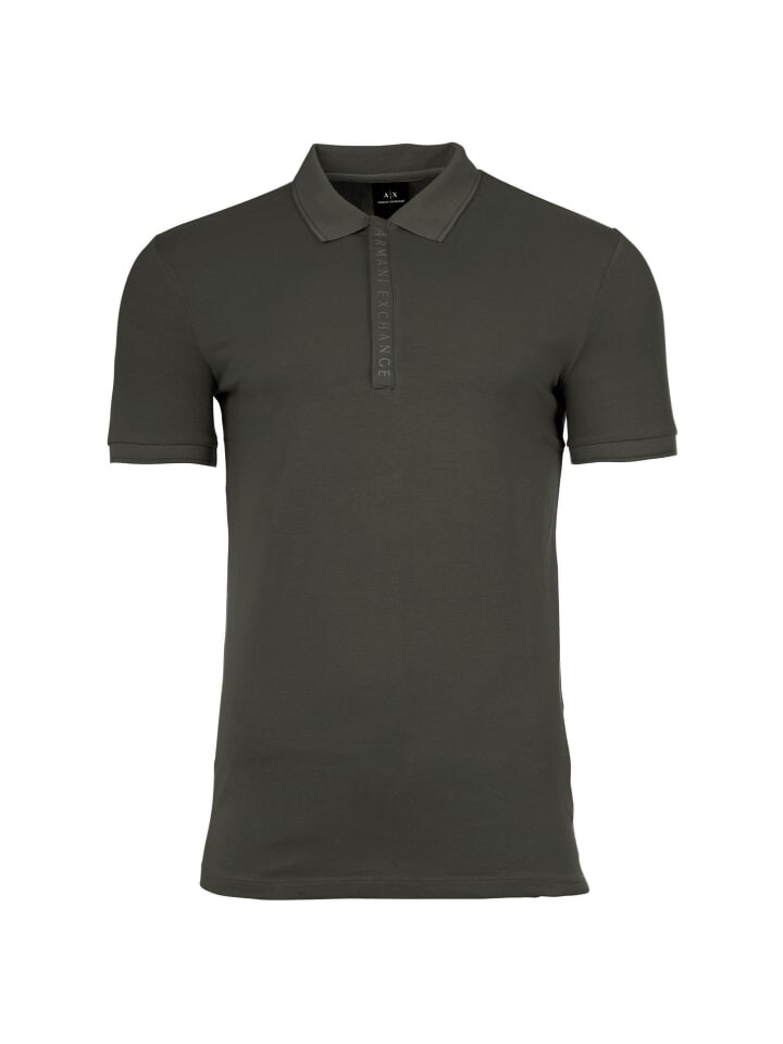 

Поло Armani Exchange, цвет black olive