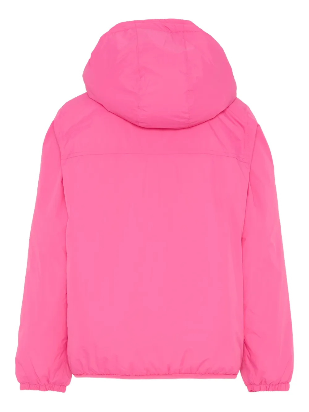 Стеганая куртка с капюшоном K Way Kids, розовый — фото 2