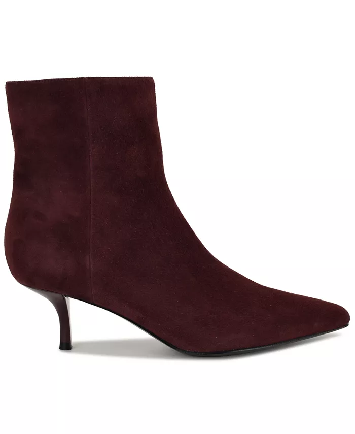 Женские ботильоны Hermena на каблуке-рюмочке Nine West, красный — фото 2