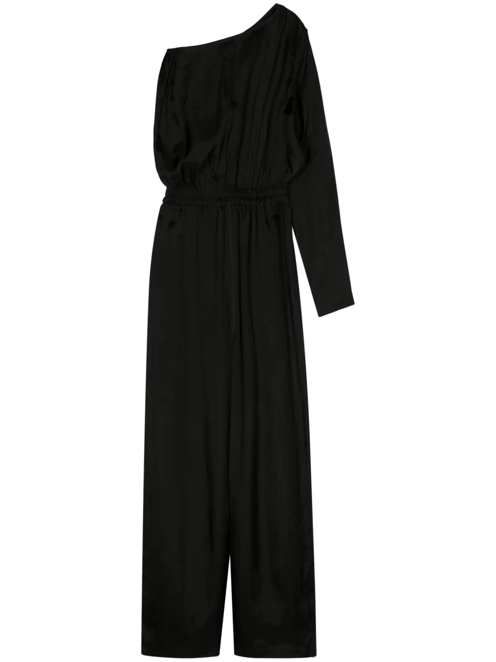 

Атласный комбинезон Atena Bodybag Rick Owens, черный