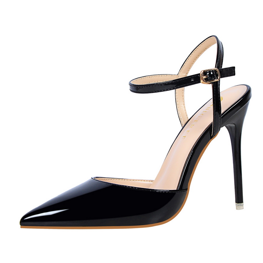 QITUMAUL Сандалии на ремешках с каблуком 10,5 см женские золотые, цвет Gold[Heel Height 10.5cm] — фото 4