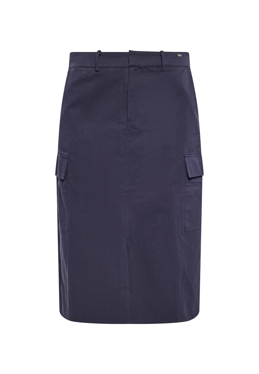 

Юбка миди DreiMaster Vintage Skirt, морской синий