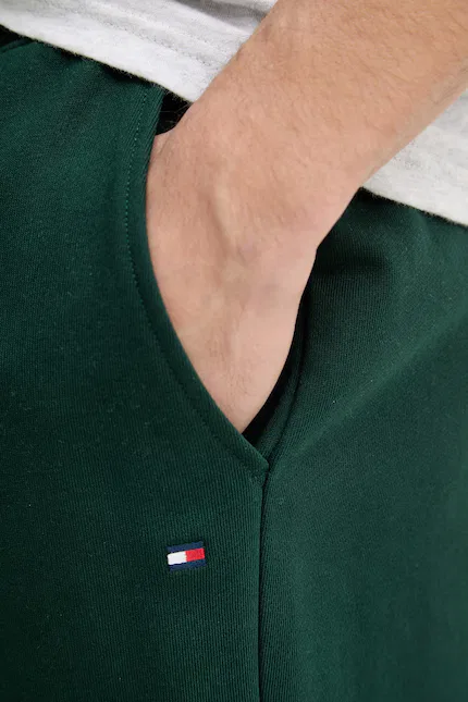Спортивные брюки из хлопка модель 1 Tommy Hilfiger, зеленый — фото 4