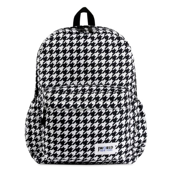 

Школьный рюкзак 17 дюймов Oz J World, цвет houndstooth