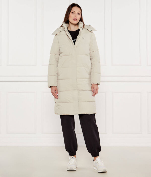

Пуховик Regular fit Calvin Klein Jeans, желтый
