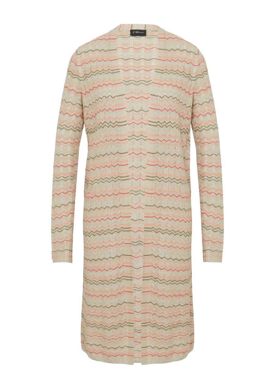 

Вязаное пальто s.Oliver BLACK LABEL, светло-бежевый