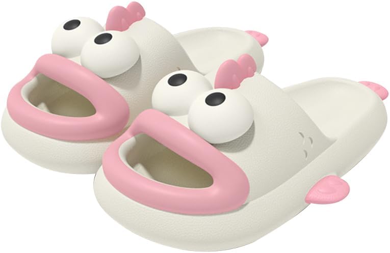 

Тапочки с язычком, шлепанцы «Рыбий облачный» для женщин и мужчин, тапочки с животными, сандалии с открытым носком, летние нескользящие пляжные тапочки для душа Tokisaki, белый