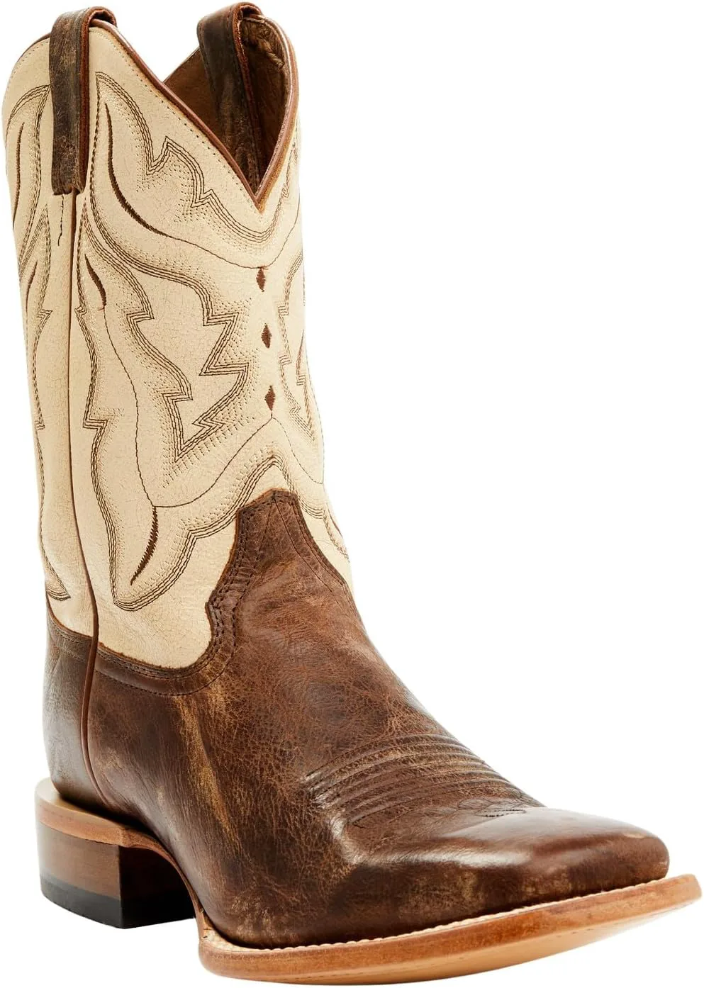 

Мужские ковбойские сапоги Cody James Bone с широким квадратным носком - Bcjfa23l2, слоновая кость