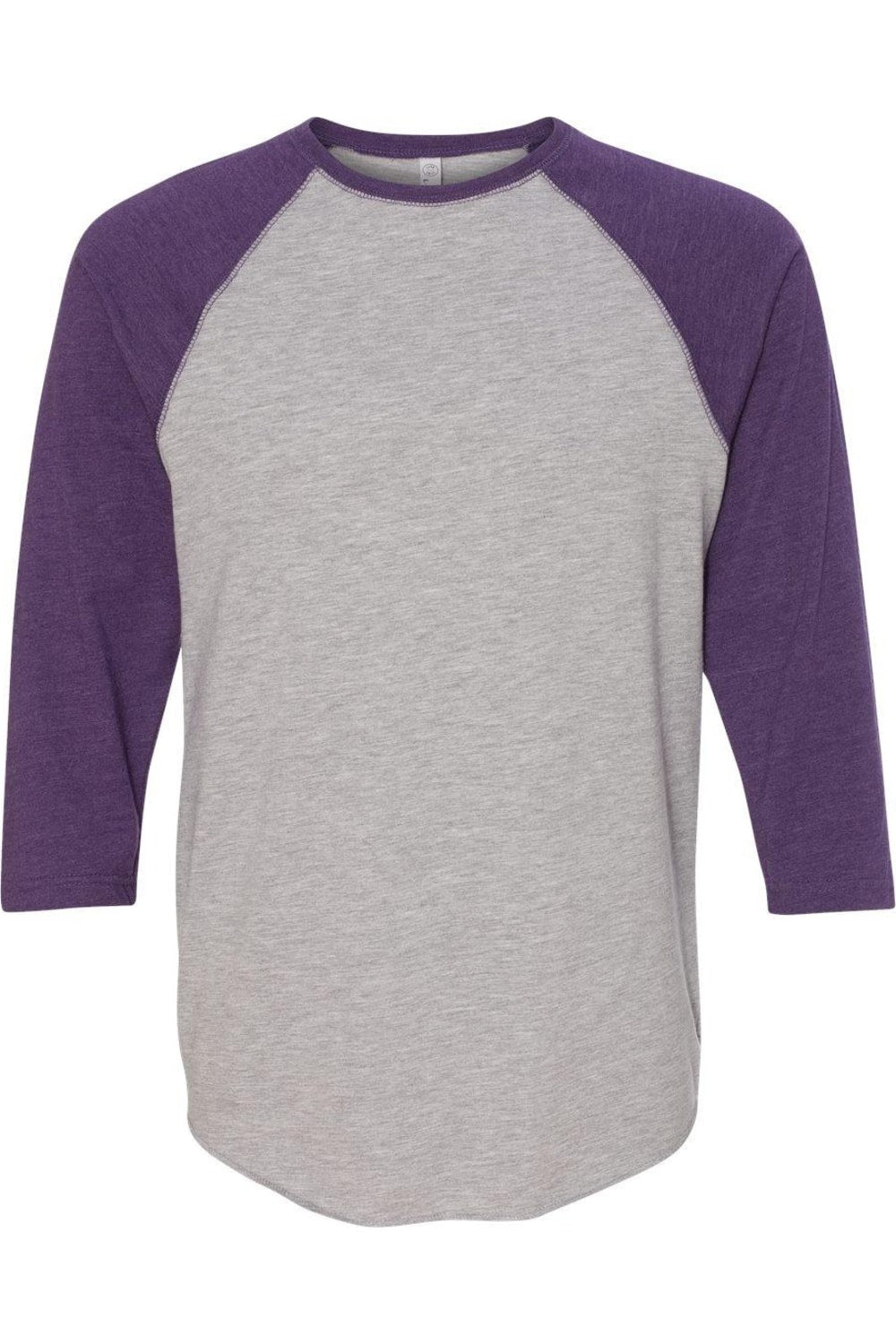 

Футболка бейсбольная LAT Fine Jersey с рукавом три четверти, цвет vintage heather/ vintage purple