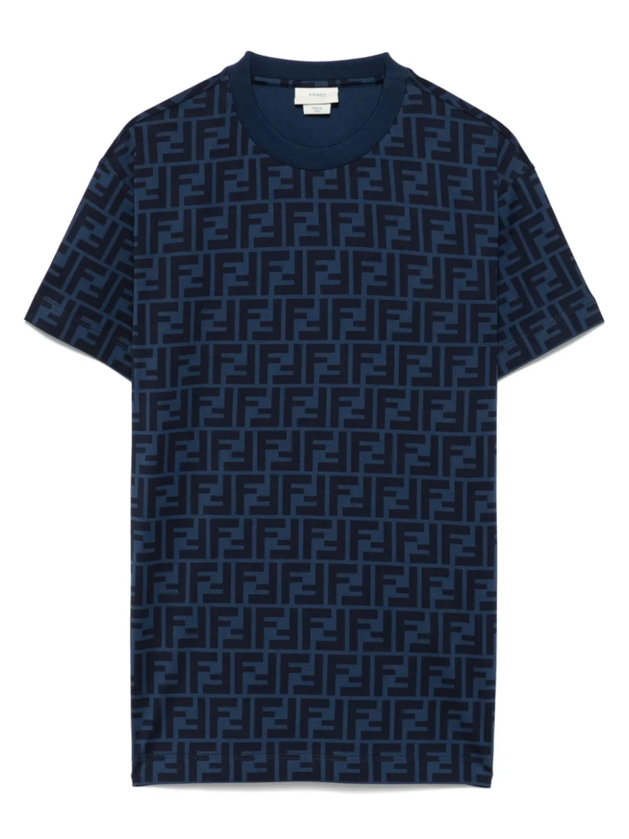 

Футболка с логотипом FF Fendi Kids, синий