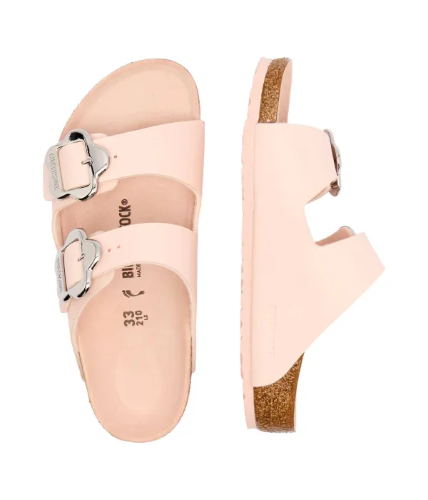 Тапочки из кожи Аризона Narrow fit Birkenstock, розовый — фото 4
