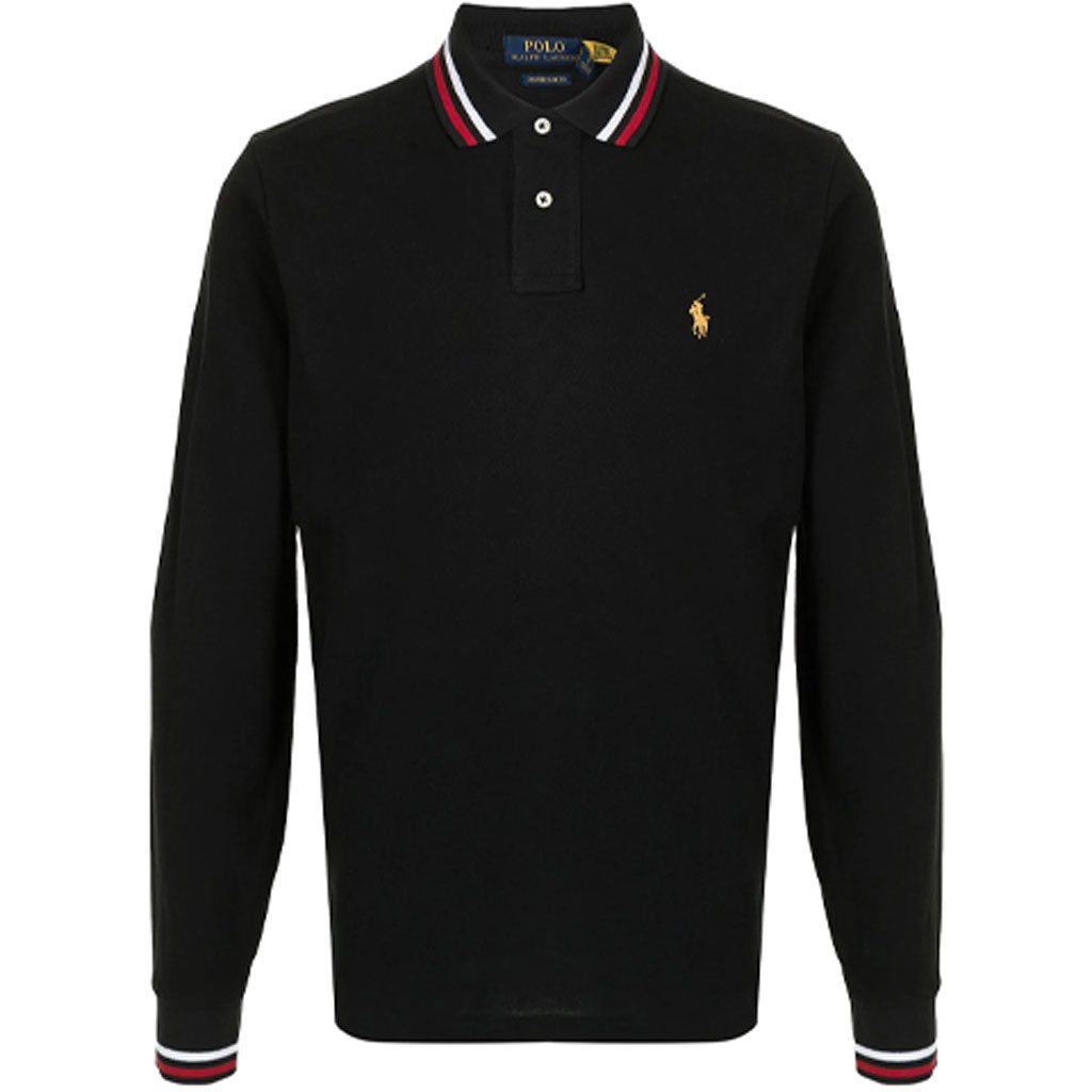 

Футболка поло мужская черная Polo Ralph Lauren