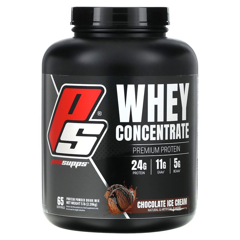 

ProSupps, Концентрат сыворотки, шоколадное мороженое, 2,28 кг (5 фунтов)