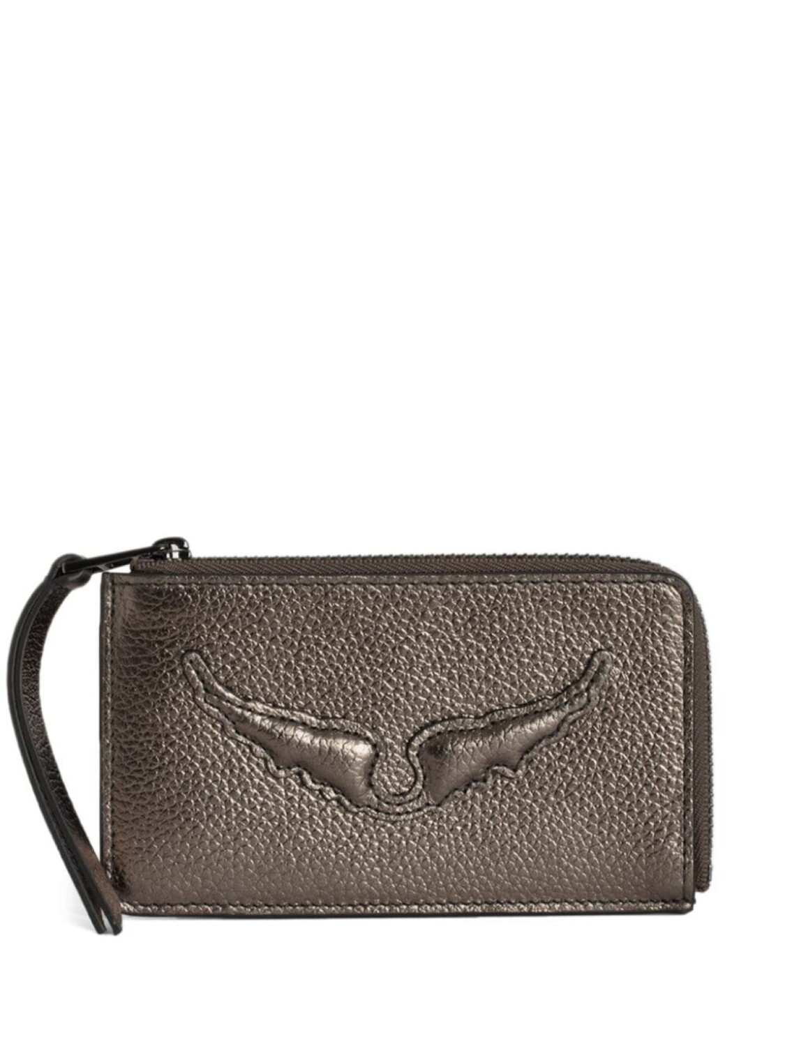 

Zadig&Voltaire кошелек с эффектом металлик, коричневый